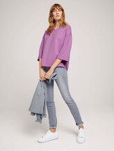 Basic Loose Fit Sweatshirt - Frauen - heather lilac Basic Loose Fit Sweatshirt - Frauen - heather lilac - 3 - TOM TAILOR