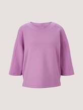 Basic Loose Fit Sweatshirt - Frauen - heather lilac Basic Loose Fit Sweatshirt - Frauen - heather lilac - 7 - TOM TAILOR