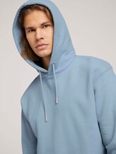 Basic Hoodie - Männer - Light Blue Indigo Basic Hoodie - Männer - Light Blue Indigo - 9 - TOM TAILOR Denim