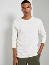 Besticktes Sweatshirt - Männer - white big split drop print Besticktes Sweatshirt - Männer - white big split drop print - 5 - TOM TAILOR Denim