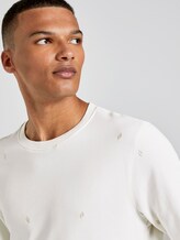 Besticktes Sweatshirt - Männer - white big split drop print Besticktes Sweatshirt - Männer - white big split drop print - 9 - TOM TAILOR Denim