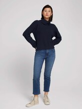 Wide turtleneck sweater - Women - Sky Captain Blue Wide turtleneck sweater - Women - Sky Captain Blue - 3 - TOM TAILOR