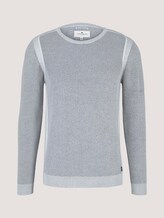 Pullover mit Rippbündchen - Männer - Off White Pullover mit Rippbündchen - Männer - Off White - 7 - TOM TAILOR