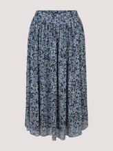 Midirock aus Mesh mit Blumenmuster - Frauen - navy floral design Midirock aus Mesh mit Blumenmuster - Frauen - navy floral design - 7 - TOM TAILOR