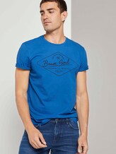 T-Shirt mit Print - Männer - Electric Blue T-Shirt mit Print - Männer - Electric Blue - 5 - TOM TAILOR