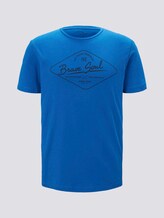 T-Shirt mit Print - Männer - Electric Blue T-Shirt mit Print - Männer - Electric Blue - 7 - TOM TAILOR