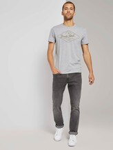 T-Shirt mit Print - Männer - Middle Grey Melange T-Shirt mit Print - Männer - Middle Grey Melange - 3 - TOM TAILOR