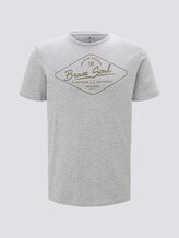 T-Shirt mit Print - Männer - Middle Grey Melange T-Shirt mit Print - Männer - Middle Grey Melange - 7 - TOM TAILOR