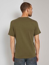 T-Shirt mit Print - Männer - Olive Night Green T-Shirt mit Print - Männer - Olive Night Green - 2 - TOM TAILOR
