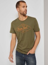T-Shirt mit Print - Männer - Olive Night Green T-Shirt mit Print - Männer - Olive Night Green - 5 - TOM TAILOR