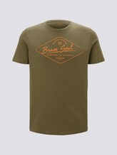 T-Shirt mit Print - Männer - Olive Night Green T-Shirt mit Print - Männer - Olive Night Green - 7 - TOM TAILOR