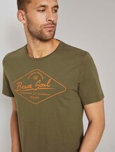 T-Shirt mit Print - Männer - Olive Night Green T-Shirt mit Print - Männer - Olive Night Green - 9 - TOM TAILOR