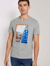 T-Shirt mit Fotoprint - Männer - Middle Grey Melange T-Shirt mit Fotoprint - Männer - Middle Grey Melange - 5 - TOM TAILOR