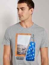 T-Shirt mit Fotoprint - Männer - Middle Grey Melange T-Shirt mit Fotoprint - Männer - Middle Grey Melange - 9 - TOM TAILOR