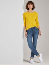 Strukturierter Pullover - Frauen - california sand yellow Strukturierter Pullover - Frauen - california sand yellow - 3 - TOM TAILOR