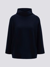 Strukturierter Pullover mit Stehkragen - Frauen - Sky Captain Blue Strukturierter Pullover mit Stehkragen - Frauen - Sky Captain Blue - 7 - TOM TAILOR