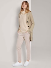Strukturierter Pullover mit Stehkragen - Frauen - warm sand beige Strukturierter Pullover mit Stehkragen - Frauen - warm sand beige - 3 - TOM TAILOR