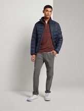 Troyer Pullover in Melange Optik - Männer - rust navy mouline Troyer Pullover in Melange Optik - Männer - rust navy mouline - 3 - TOM TAILOR Denim