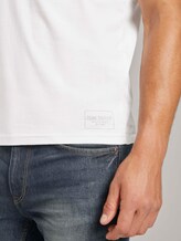Basic T-Shirt mit Ripp-Blende - Männer - Light Marsmallow Basic T-Shirt mit Ripp-Blende - Männer - Light Marsmallow - 10 - TOM TAILOR