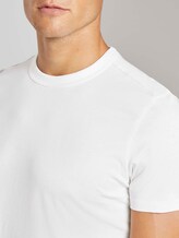 Basic T-Shirt mit Ripp-Blende - Männer - Light Marsmallow Basic T-Shirt mit Ripp-Blende - Männer - Light Marsmallow - 9 - TOM TAILOR