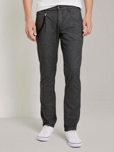 Chino mit feinem Muster - Männer - grey grindle houndstooth Chino mit feinem Muster - Männer - grey grindle houndstooth - 1 - TOM TAILOR Denim