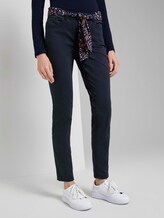 Alexa Slim Jeans mit Bindegürtel - Frauen - Sky Captain Blue Alexa Slim Jeans mit Bindegürtel - Frauen - Sky Captain Blue - 1 - TOM TAILOR