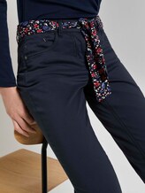 Alexa Slim Jeans mit Bindegürtel - Frauen - Sky Captain Blue Alexa Slim Jeans mit Bindegürtel - Frauen - Sky Captain Blue - 10 - TOM TAILOR