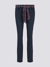 Alexa Slim Jeans mit Bindegürtel - Frauen - Sky Captain Blue Alexa Slim Jeans mit Bindegürtel - Frauen - Sky Captain Blue - 7 - TOM TAILOR