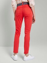 Alexa Slim Jeans mit Bindegürtel - Frauen - shiny crimson red Alexa Slim Jeans mit Bindegürtel - Frauen - shiny crimson red - 2 - TOM TAILOR