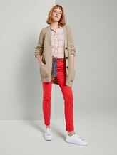 Alexa Slim Jeans mit Bindegürtel - Frauen - shiny crimson red Alexa Slim Jeans mit Bindegürtel - Frauen - shiny crimson red - 3 - TOM TAILOR