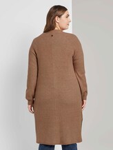Langer Cardigan mit Raglan-Ärmeln - Frauen - Hay Beige Non-Solid Langer Cardigan mit Raglan-Ärmeln - Frauen - Hay Beige Non-Solid - 2 - My True Me