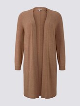 Langer Cardigan mit Raglan-Ärmeln - Frauen - Hay Beige Non-Solid Langer Cardigan mit Raglan-Ärmeln - Frauen - Hay Beige Non-Solid - 7 - My True Me