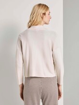 Kurzer Cardigan mit Schalkragen - Frauen - dusty alabaster Kurzer Cardigan mit Schalkragen - Frauen - dusty alabaster - 2 - TOM TAILOR