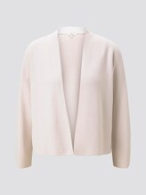 Kurzer Cardigan mit Schalkragen - Frauen - dusty alabaster Kurzer Cardigan mit Schalkragen - Frauen - dusty alabaster - 7 - TOM TAILOR
