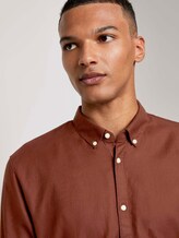 Strukturiertes Hemd - Männer - ochre red Strukturiertes Hemd - Männer - ochre red - 9 - TOM TAILOR Denim