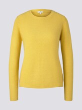 Strukturierter Pullover - Frauen - california sand melange Strukturierter Pullover - Frauen - california sand melange - 7 - TOM TAILOR