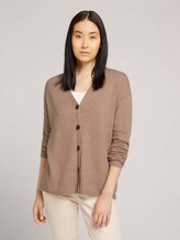 Weicher Cardigan - Frauen - french clay beige melange Weicher Cardigan - Frauen - french clay beige melange - 3 - TOM TAILOR