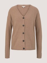 Weicher Cardigan - Frauen - french clay beige melange Weicher Cardigan - Frauen - french clay beige melange - 7 - TOM TAILOR