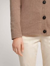 Weicher Cardigan - Frauen - french clay beige melange Weicher Cardigan - Frauen - french clay beige melange - 9 - TOM TAILOR