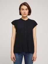 Kurzarm Tunikabluse - Frauen - deep black Kurzarm Tunikabluse - Frauen - deep black - 1 - TOM TAILOR Denim