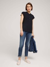 Kurzarm Tunikabluse - Frauen - deep black Kurzarm Tunikabluse - Frauen - deep black - 3 - TOM TAILOR Denim