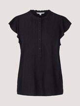 Kurzarm Tunikabluse - Frauen - deep black Kurzarm Tunikabluse - Frauen - deep black - 7 - TOM TAILOR Denim