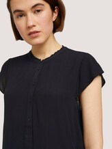 Kurzarm Tunikabluse - Frauen - deep black Kurzarm Tunikabluse - Frauen - deep black - 9 - TOM TAILOR Denim