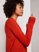 Merino Strickpullover - Frauen - Molten Lava Red Merino Strickpullover - Frauen - Molten Lava Red - 10 - Mine to five