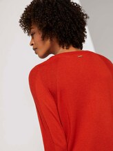 Merino Strickpullover - Frauen - Molten Lava Red Merino Strickpullover - Frauen - Molten Lava Red - 9 - Mine to five