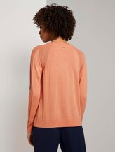 Merino Strickpullover - Frauen - salmon rose Merino Strickpullover - Frauen - salmon rose - 2 - Mine to five