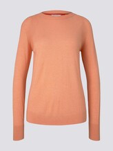 Merino Strickpullover - Frauen - salmon rose Merino Strickpullover - Frauen - salmon rose - 7 - Mine to five