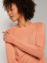 Merino Strickpullover - Frauen - salmon rose Merino Strickpullover - Frauen - salmon rose - 9 - Mine to five