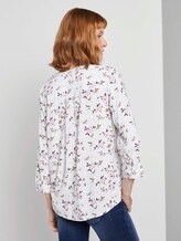 Gemusterte Tunikabluse - Frauen - offwhite floral design Gemusterte Tunikabluse - Frauen - offwhite floral design - 2 - TOM TAILOR