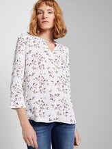 Gemusterte Tunikabluse - Frauen - offwhite floral design Gemusterte Tunikabluse - Frauen - offwhite floral design - 5 - TOM TAILOR